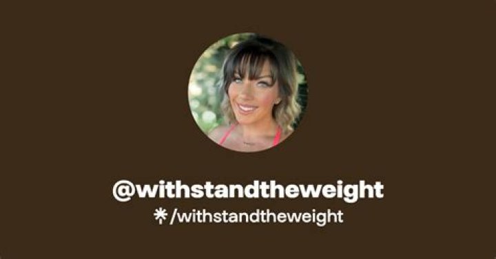 Exploring The "Withstand The Weight OnlyFans Leak"